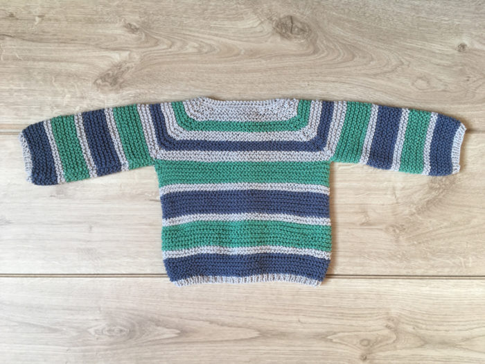 12A. Thread jacket for spring (PDF in English) Sizes from 0 months to 10 years - Imagen 2