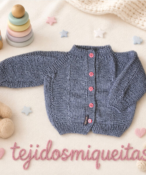 20. Chaqueta David (PDF) Tallas de 0 meses a 10 años