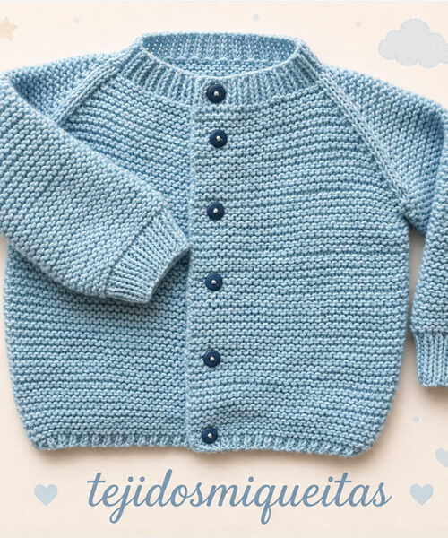 21A. Basic jacket started at the bottom (PDF in English) Sizes from 0 months to 10 years
