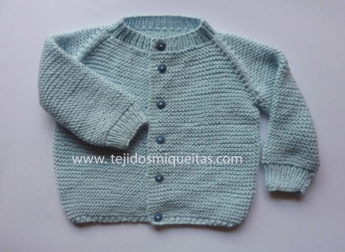 21A. Basic jacket started at the bottom (PDF in English) Sizes from 0 months to 10 years