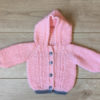 25. Chaqueta “Carlota” con capucha (PDF) Tallas de 0 meses a 10 años