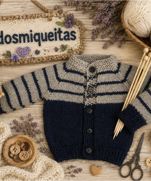 32. Sueter con líneas (tallas de 0 a 10 años)