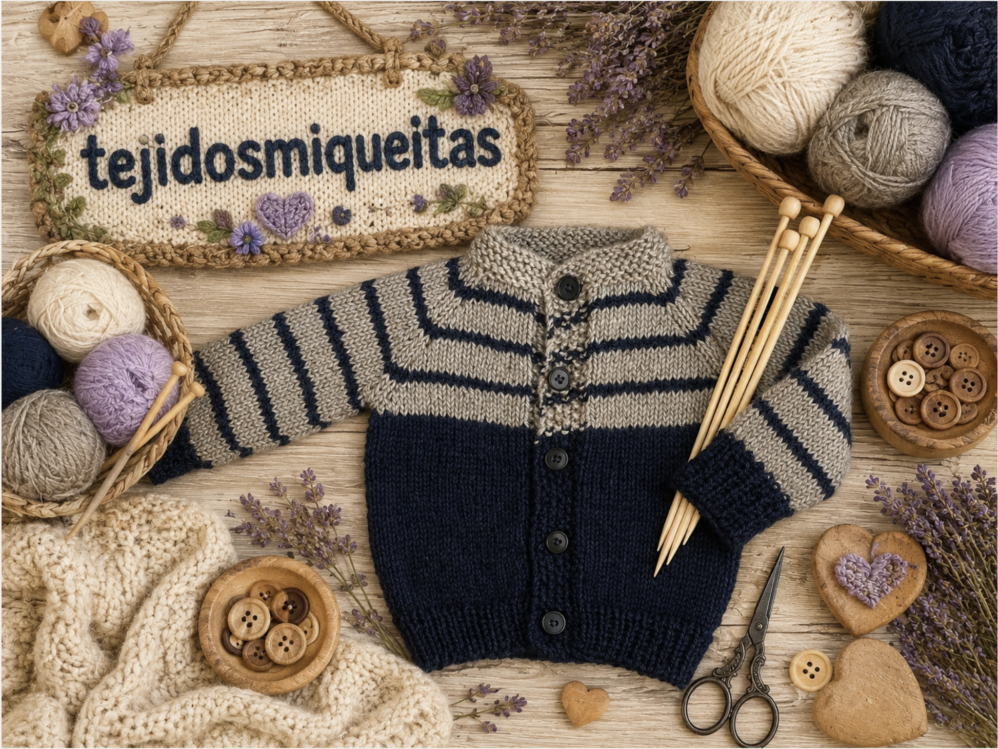 32. Sueter con líneas (tallas de 0 a 10 años)