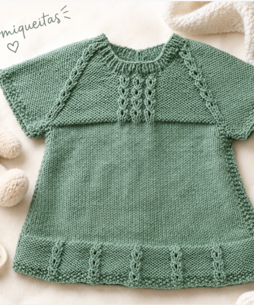 43. Vestido para niña (tallas de 0 a 8 años)
