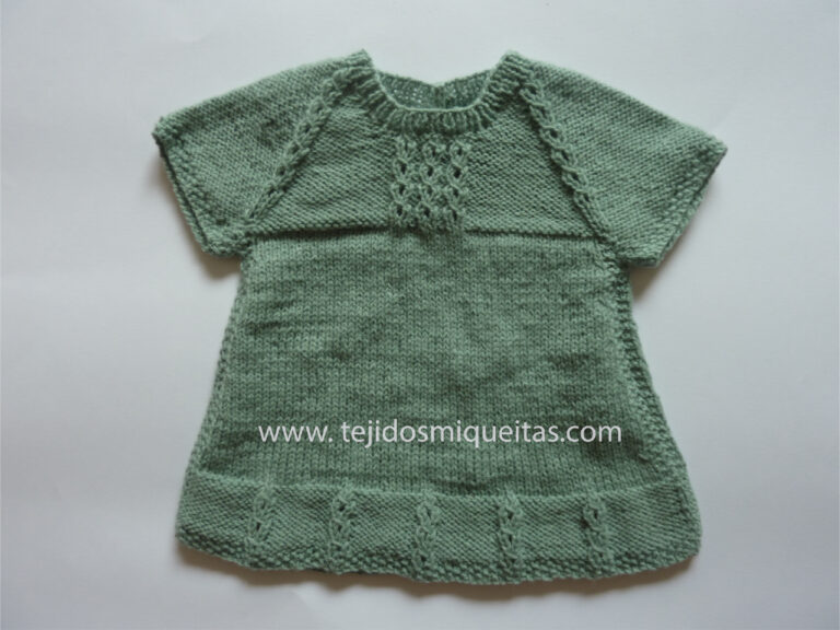 43. Vestido para niña (tallas de 0 a 8 años)