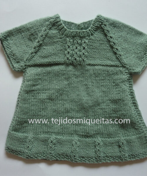 43. Vestido para niña (tallas de 0 a 8 años)