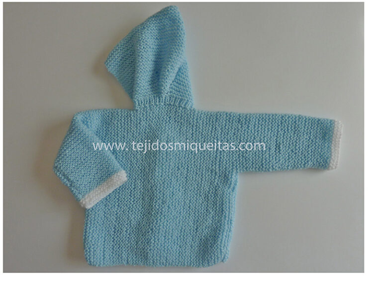 45. Abrigo bebé con capucha (tallas de 0 a 2 años) - Imagen 2